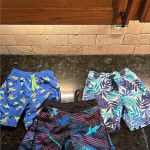 Little Boys Bathing Suit BUNDLE!! Qty 3 (size 4/5-4T)